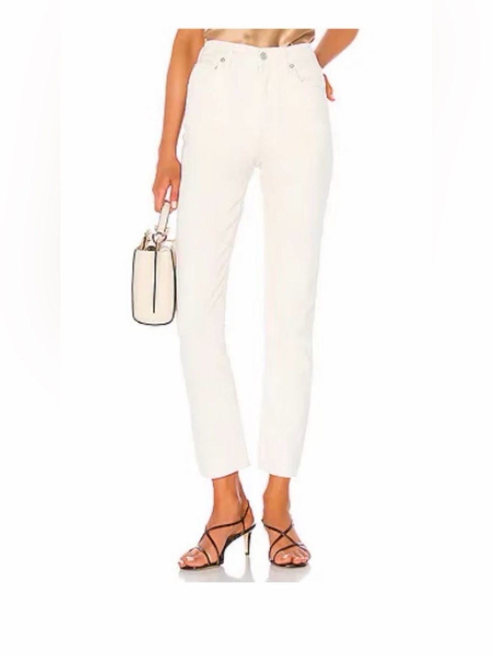 AGOLDE x REVOLVE Remy High Rise Straight Jeans in Paper Size 25